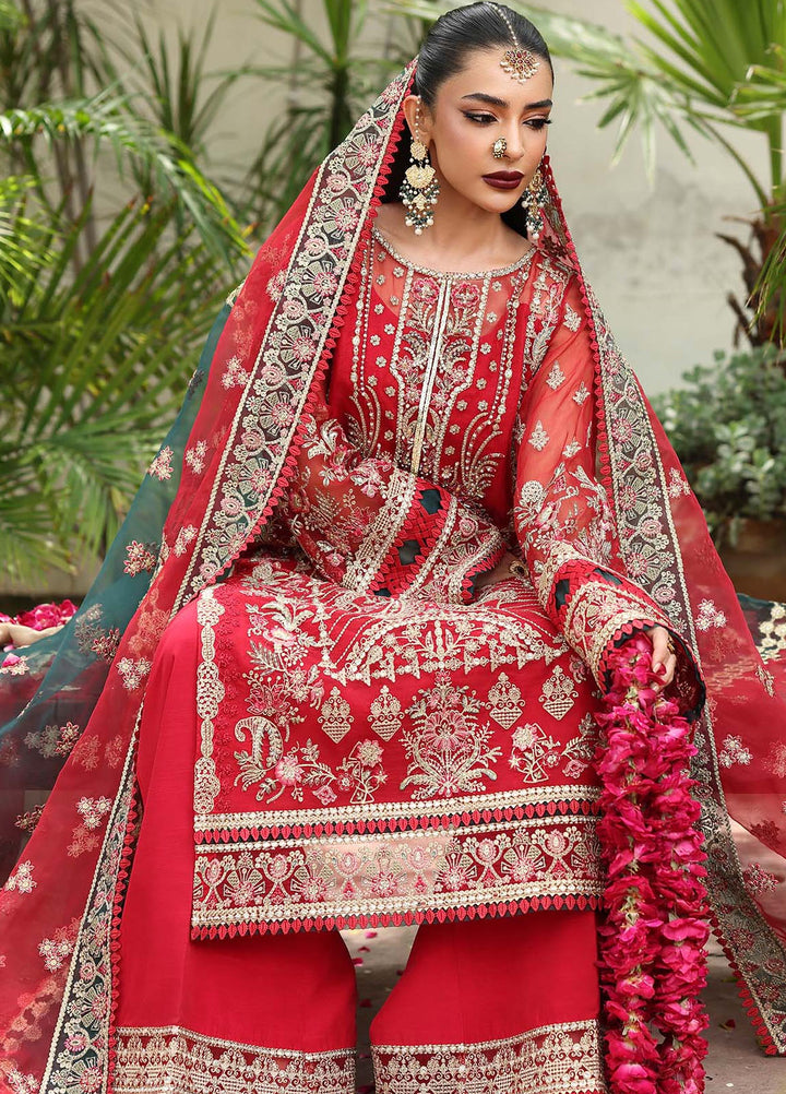 Saiyara by Imrozia Premium Pret Embroidered Organza 3 Piece Suit I-231 Sarosh