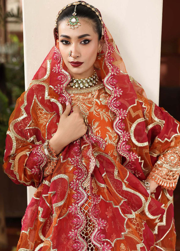 Saiyara by Imrozia Premium Pret Embroidered Organza 3 Piece Suit I-234 Zarmin