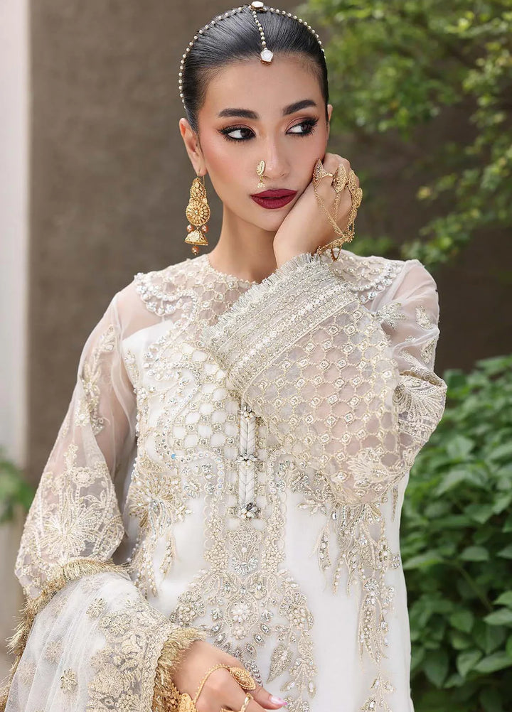 Saiyara by Imrozia Premium Pret Embroidered Organza 3 Piece Suit I-236 Liyana
