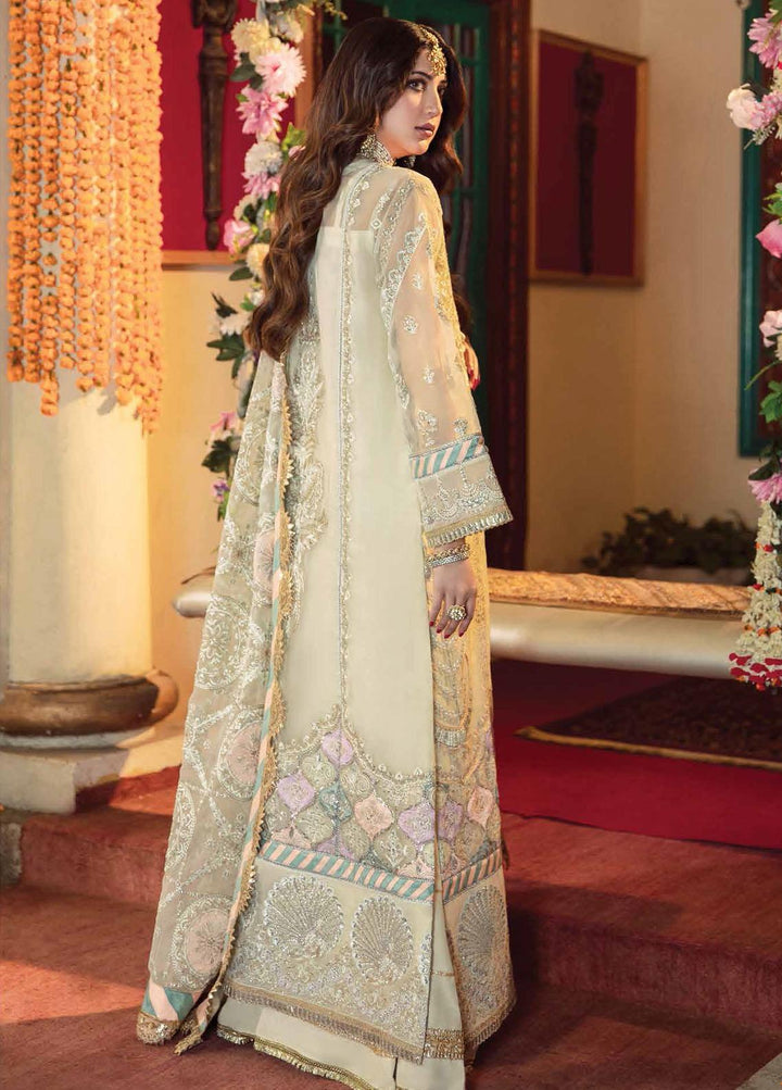 Sajni By Gisele Embroidered Organza Suits Unstitched 3 Piece GL22SJ Jasmine - Luxury Collection