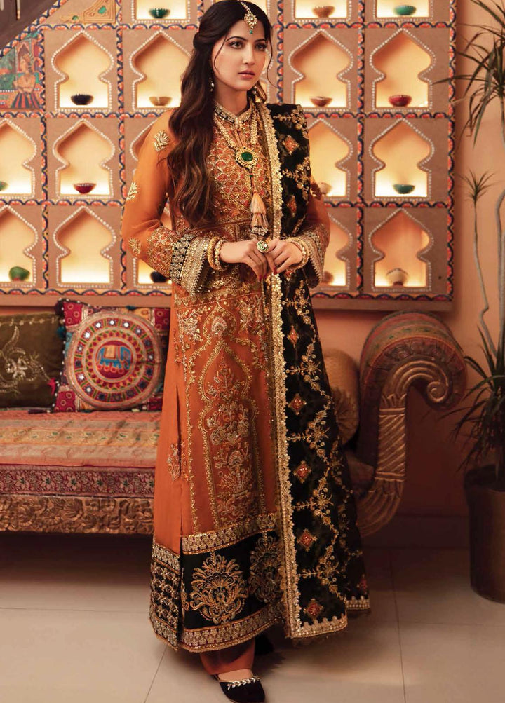 Sajni By Gisele Embroidered Organza Suits Unstitched 3 Piece GL22SJ Nooriya - Luxury Collection