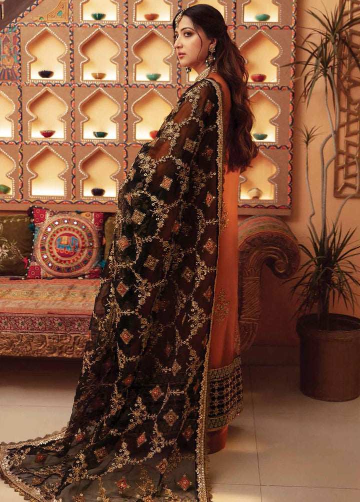 Sajni By Gisele Embroidered Organza Suits Unstitched 3 Piece GL22SJ Nooriya - Luxury Collection