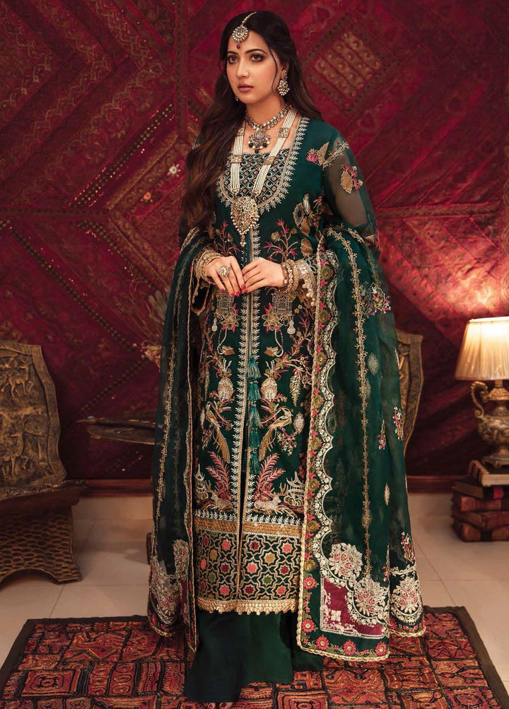 Sajni By Gisele Embroidered Organza Suits Unstitched 3 Piece GL22SJ Rukhsar - Luxury Collection