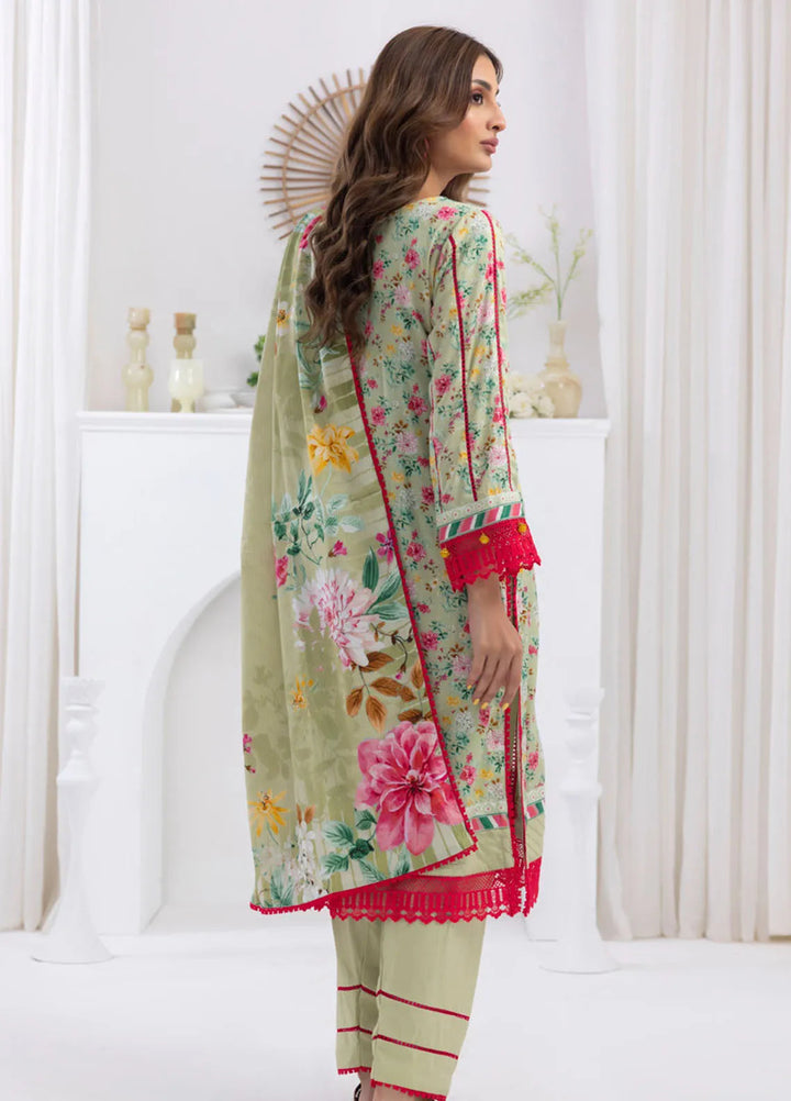 Salina by Regalia Textiles Printed Jacquard Linen Suits Unstitched 3 Piece D-04 - Winter Collection