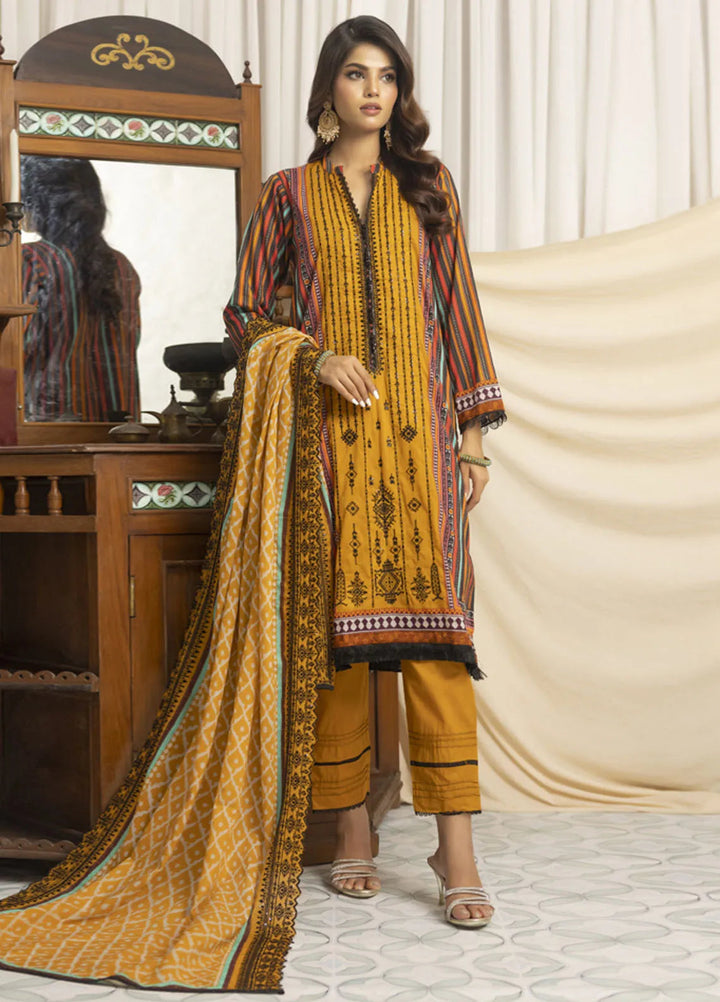 Salina by Regalia Textiles Printed Lawn Suit Pret 3 Piece RGT25LC D-03 - Summer Collection