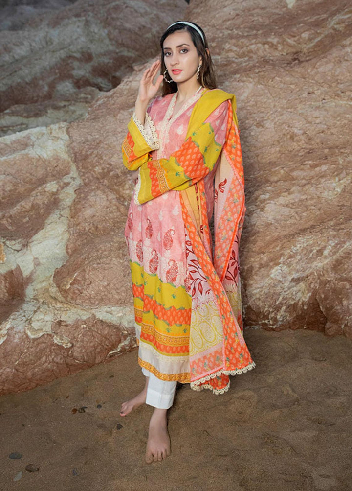Salina By Regalia Textiles Printed Lawn Suits Unstitched 3 Piece RGT22-S7 07 - Summer Collection