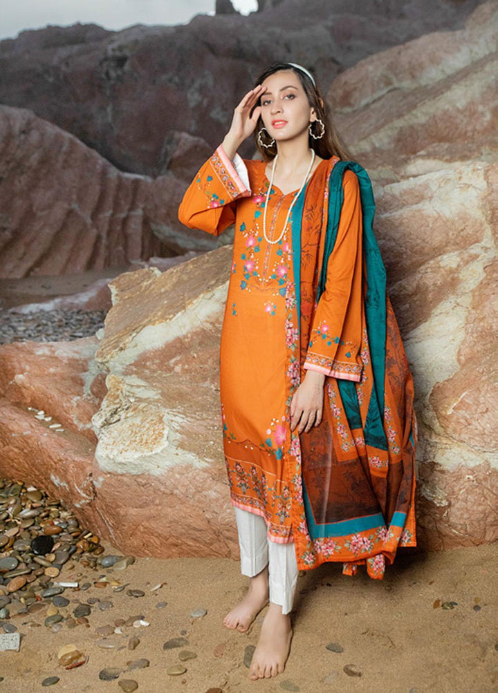 Salina By Regalia Textiles Printed Lawn Suits Unstitched 3 Piece RGT22-S7 08 - Summer Collection