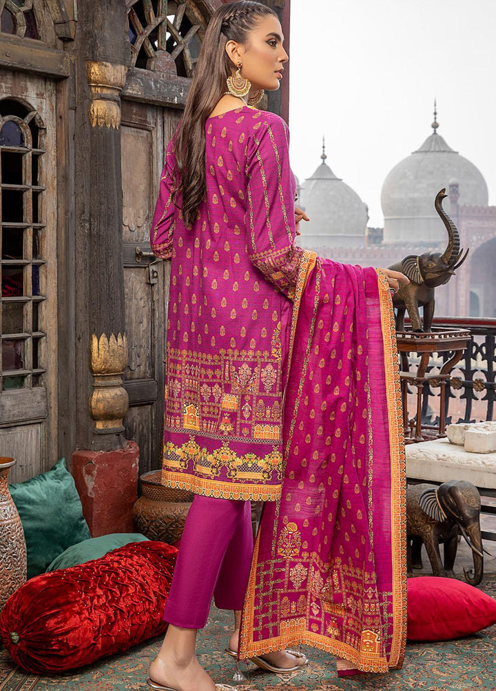 Salina by Regalia Textile Printed Khaddar Suits Unstitched 3 Piece RG21SK D-02 - Winter Collection