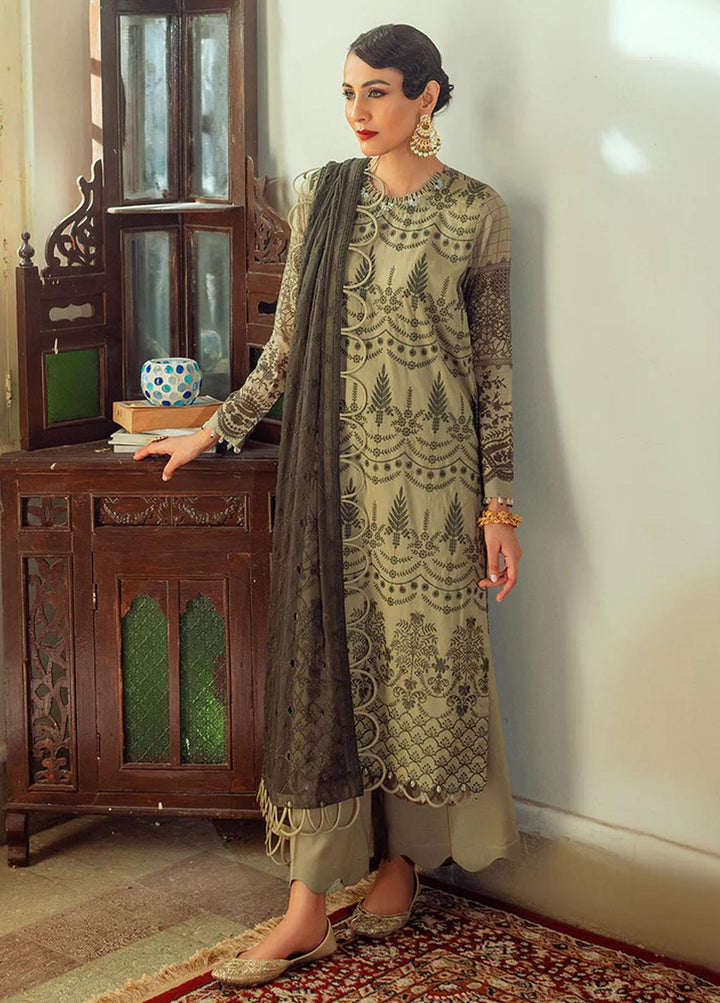 Salitex Embroidered Lawn Suits Unstitched 3 Piece ST22CK WK-01037UT - Festive Collection