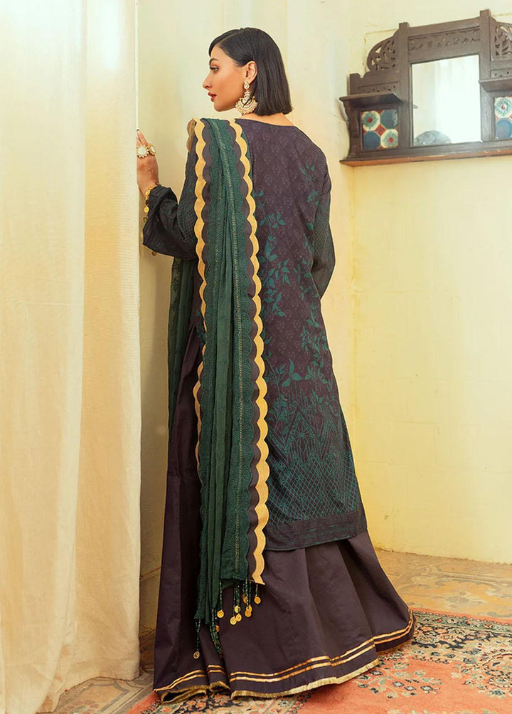 Salitex Embroidered Lawn Suits Unstitched 3 Piece ST22CK WK-01042UT - Festive Collection