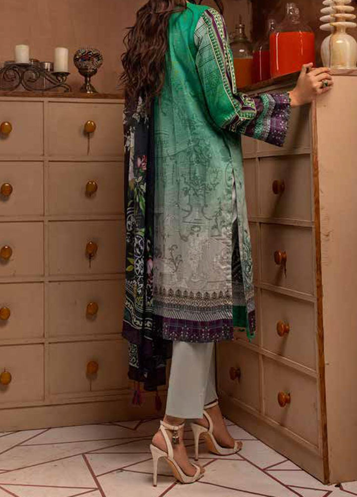 Salitex Embroidered Cotton Silk Suits Unstitched 3 Piece SL21CS WK-00881 - Festive Collection