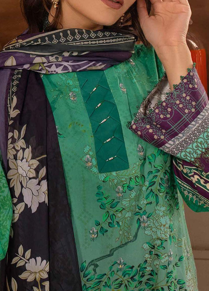 Salitex Embroidered Cotton Silk Suits Unstitched 3 Piece SL21CS WK-00881 - Festive Collection