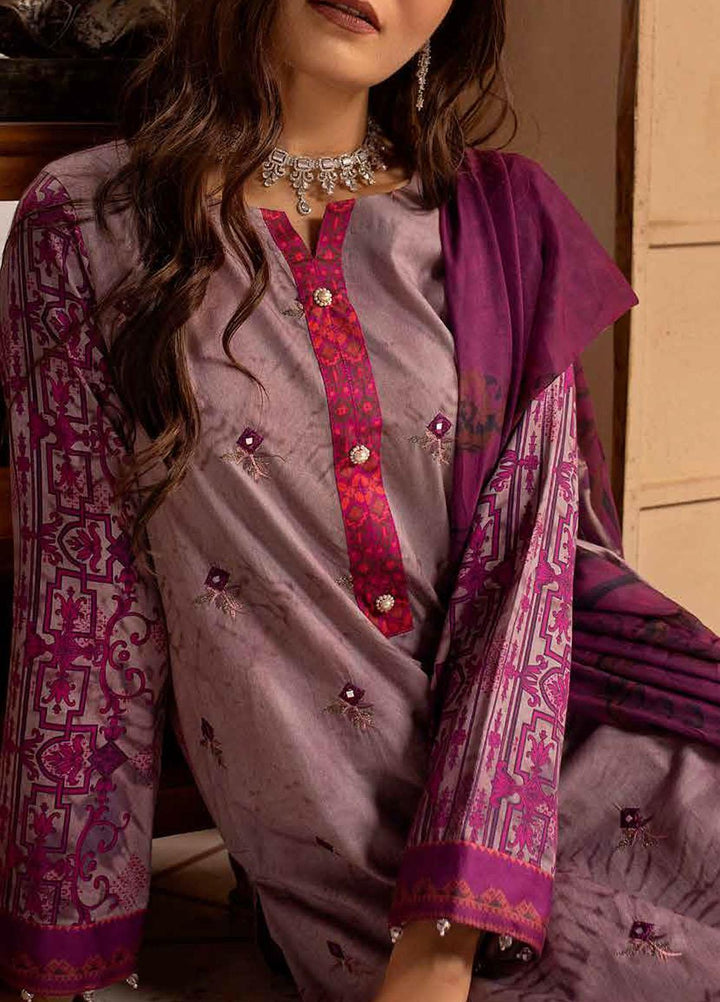 Salitex Embroidered Cotton Silk Suits Unstitched 3 Piece SL21CS WK-00882 - Festive Collection