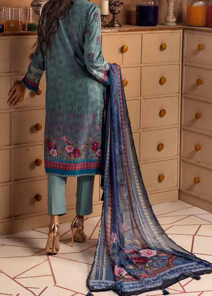 Salitex Embroidered Cotton Silk Suits Unstitched 3 Piece SL21CS WK-00883 - Festive Collection