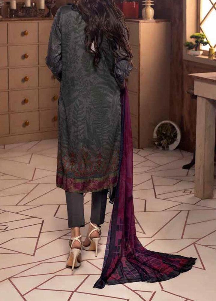 Salitex Embroidered Cotton Silk Suits Unstitched 3 Piece SL21CS WK-00884 - Festive Collection