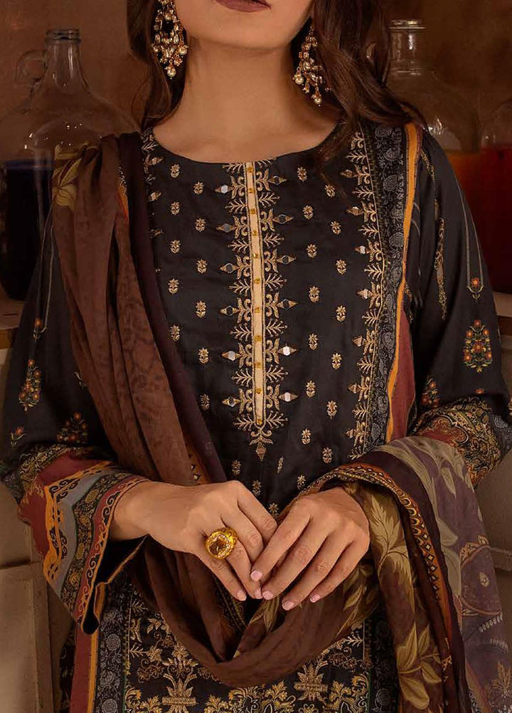 Salitex Embroidered Cotton Silk Suits Unstitched 3 Piece SL21CS WK-00888 - Festive Collection