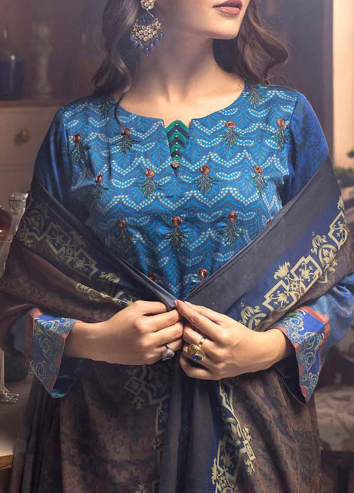 Salitex Embroidered Cotton Silk Suits Unstitched 3 Piece SL21CS WK-00890 - Festive Collection