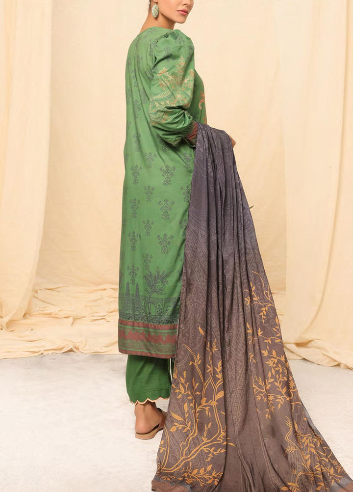 Salitex Printed Linen Suits Unstitched 3 Piece ST22SP WK-01174UT - Winter Collection