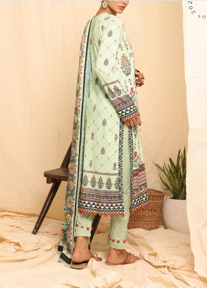 Salitex Printed Linen Suits Unstitched 3 Piece ST22SP WK-01182UT - Winter Collection