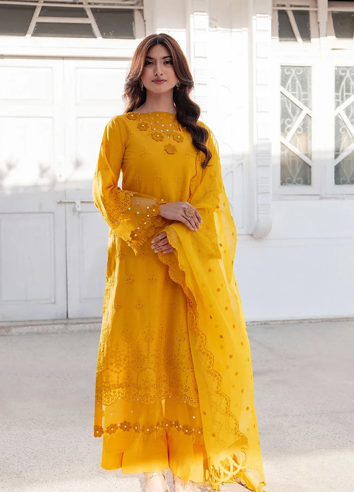 Salitex Embroidered Chikankari Lawn Suits Unstitched 3 Piece SUNS7CK030UT - Summer Collection