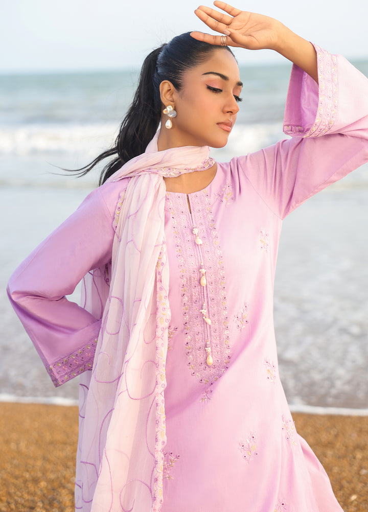 Salitex Embroidered Lawn Suits Unstitched 3 Piece SUNS7ALM053UT - Summer Collection