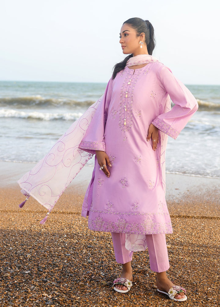 Salitex Embroidered Lawn Suits Unstitched 3 Piece SUNS7ALM053UT - Summer Collection