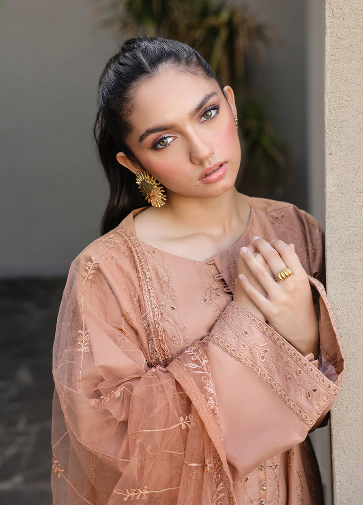 Salitex Embroidered Lawn Suits Unstitched 3 Piece SUNS7ALM054UT - Summer Collection