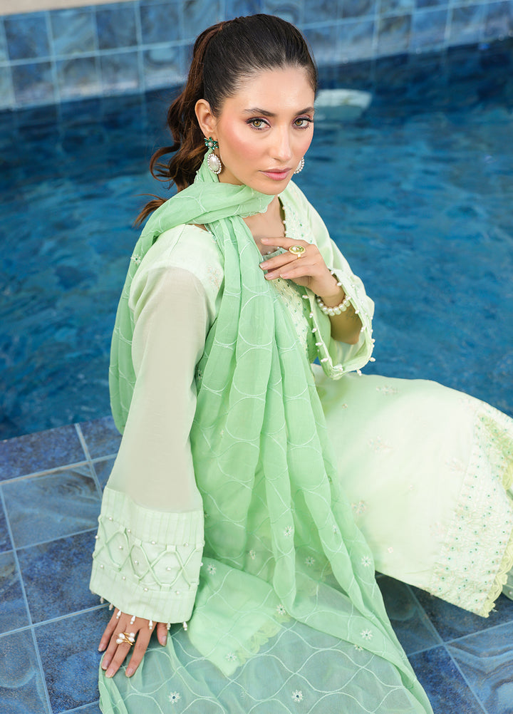 Salitex Embroidered Lawn Suits Unstitched 3 Piece SUNS7ALM059UT - Summer Collection