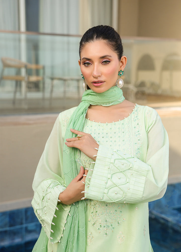 Salitex Embroidered Lawn Suits Unstitched 3 Piece SUNS7ALM059UT - Summer Collection