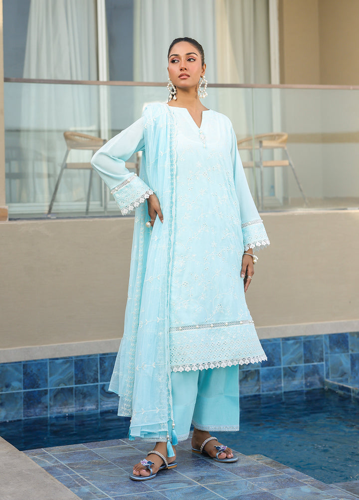 Salitex Embroidered Lawn Suits Unstitched 3 Piece SUNS7ALM061UT - Summer Collection