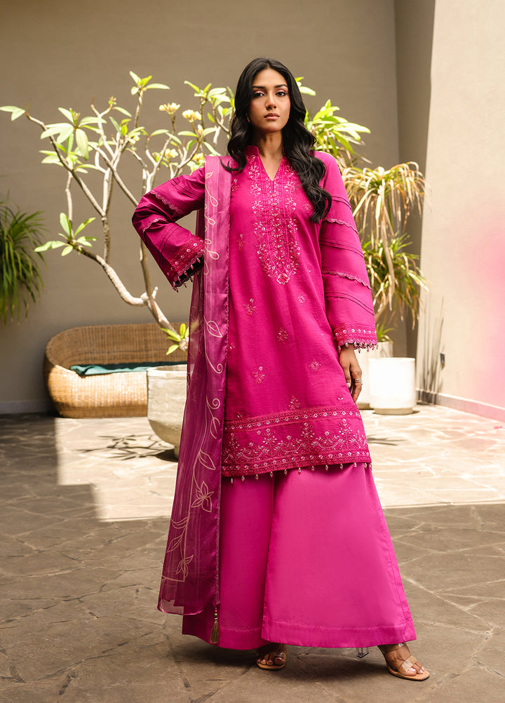 Salitex Embroidered Lawn Suits Unstitched 3 Piece SUNS7ALM069UT - Summer Collection