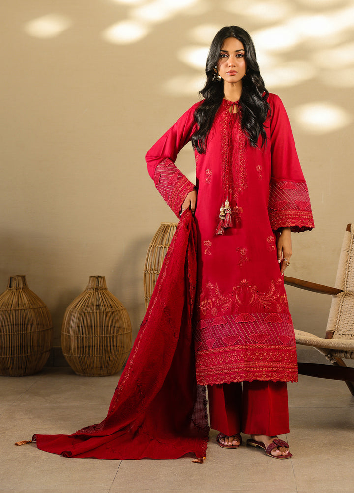 Salitex Embroidered Lawn Suits Unstitched 3 Piece SUNS7ALM072UT - Summer Collection