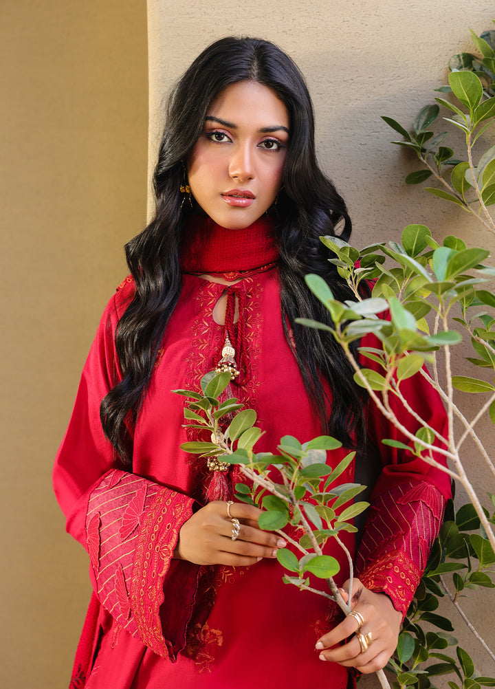 Salitex Embroidered Lawn Suits Unstitched 3 Piece SUNS7ALM072UT - Summer Collection