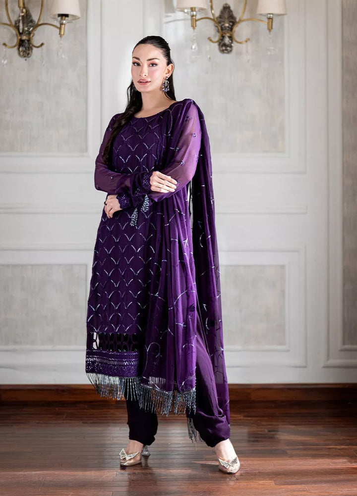 Salitex Embroidered Lawn Suits Unstitched 3 Piece SUNS7CH050UT - Summer Collection