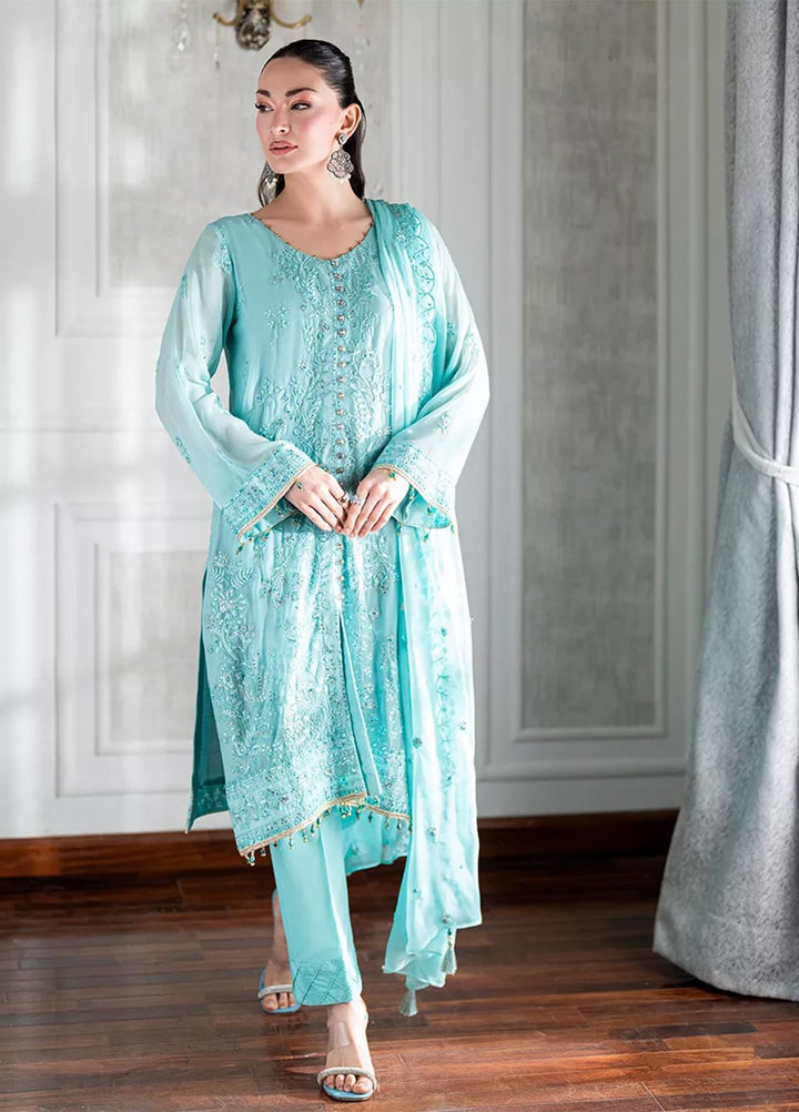 Salitex Embroidered Lawn Suits Unstitched 3 Piece SUNS7CH051UT - Summer Collection