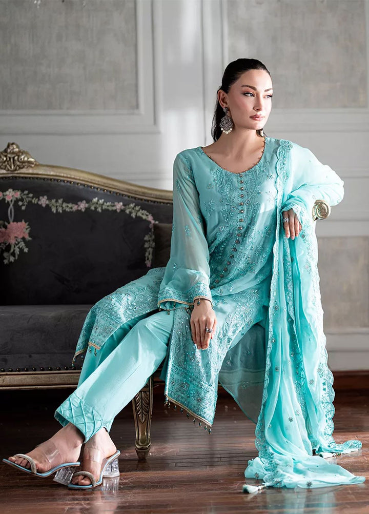 Salitex Embroidered Lawn Suits Unstitched 3 Piece SUNS7CH051UT - Summer Collection