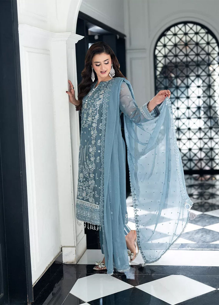 Salitex Embroidered Lawn Suits Unstitched 3 Piece SUNS7CH063UT - Summer Collection