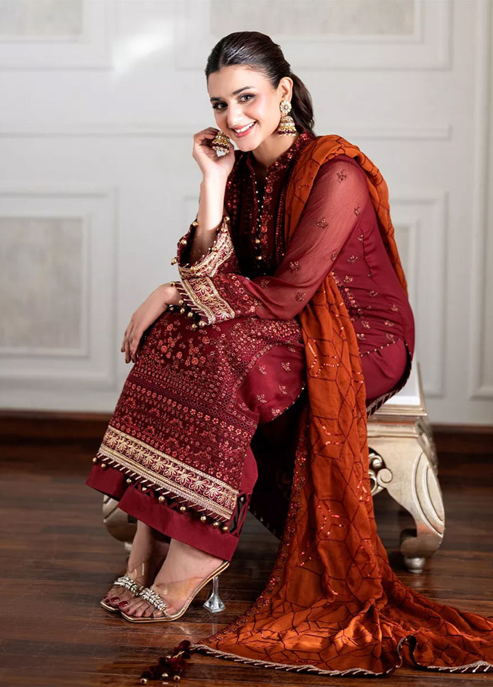 Salitex Embroidered Lawn Suits Unstitched 3 Piece SUNS7CH066UT - Summer Collection