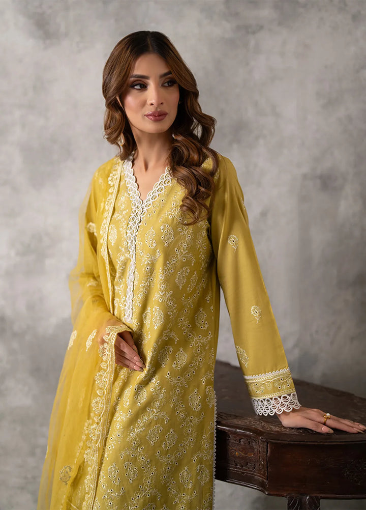 Salitex Embroidered Lawn Suits Unstitched 3 Piece SUNW6MI022UT - Summer Collection