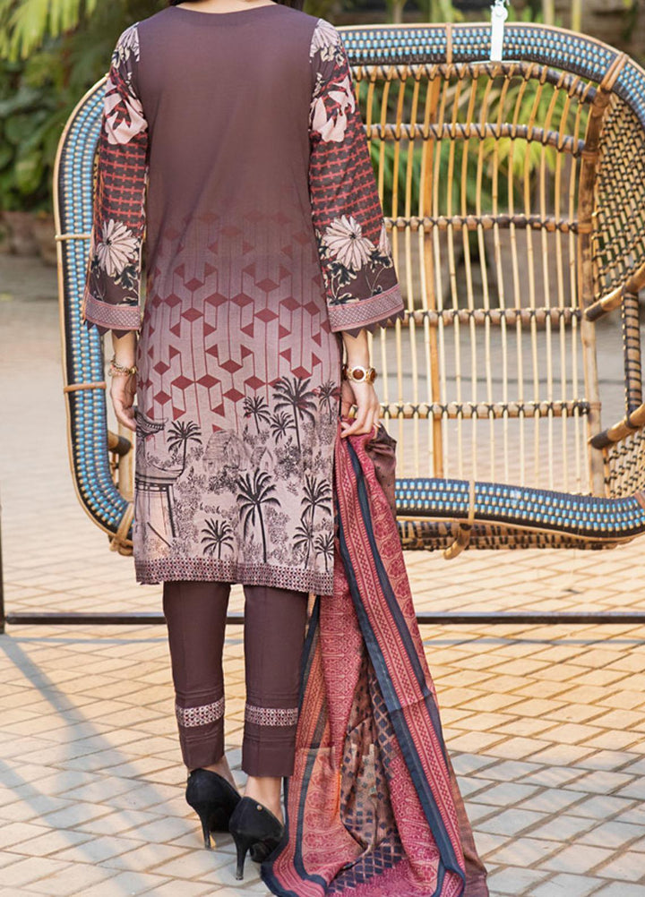 Salitex Embroidered Lawn Suits Unstitched 3 Piece ST21E 00715B - Summer Collection