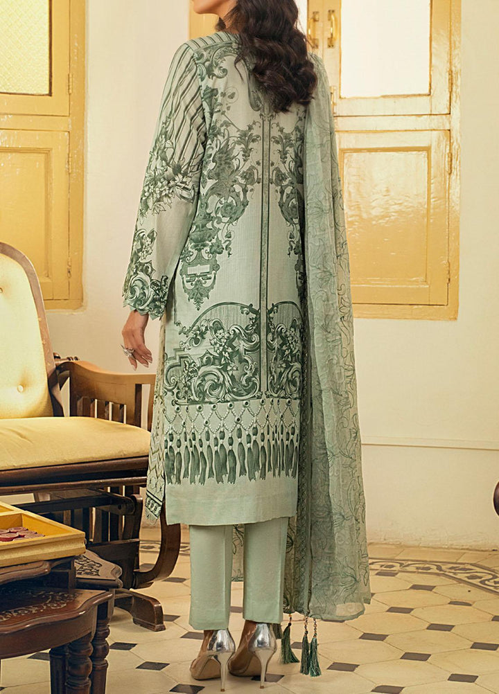 Salitex Embroidered Lawn Suits Unstitched 3 Piece ST21FT WK-00729-A - Summer Collection