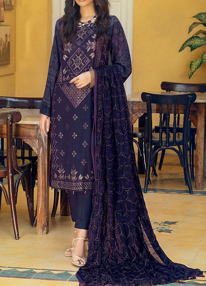Salitex Embroidered Lawn Suits Unstitched 3 Piece ST21FT WK-00731-A - Summer Collection