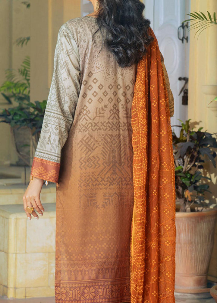 Salitex Embroidered Lawn Suits Unstitched 3 Piece ST21FT WK-00731-B - Summer Collection