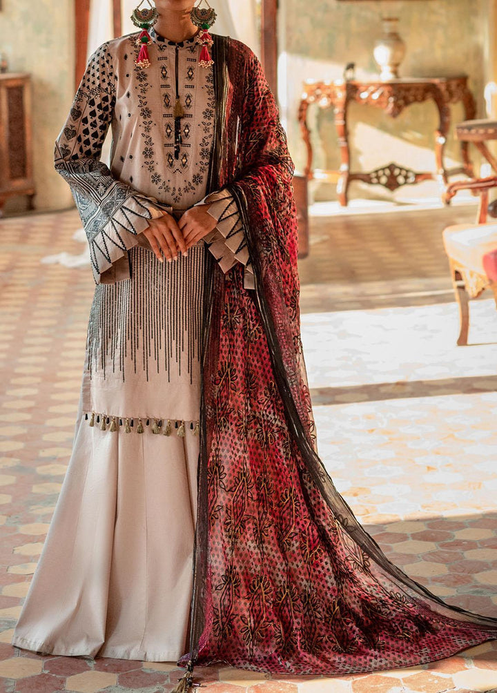 Faustina By Salitex Embroidered Lawn Suits Unstitched 3 Piece ST22F WK-00989AUT - Festive Collection