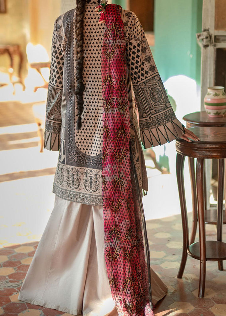 Faustina By Salitex Embroidered Lawn Suits Unstitched 3 Piece ST22F WK-00989AUT - Festive Collection