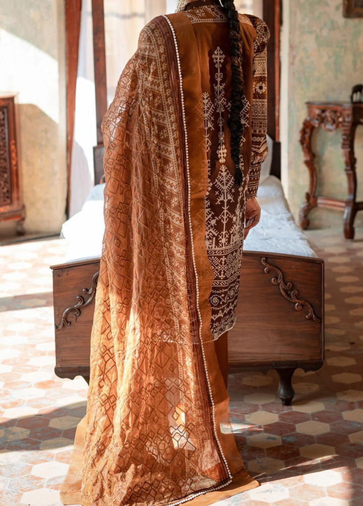 Faustina By Salitex Embroidered Lawn Suits Unstitched 3 Piece ST22F WK-00991BUT - Festive Collection