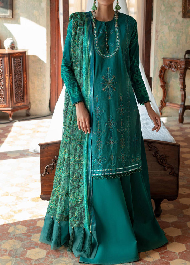 Faustina By Salitex Embroidered Lawn Suits Unstitched 3 Piece ST22F WK-00994AUT - Festive Collection