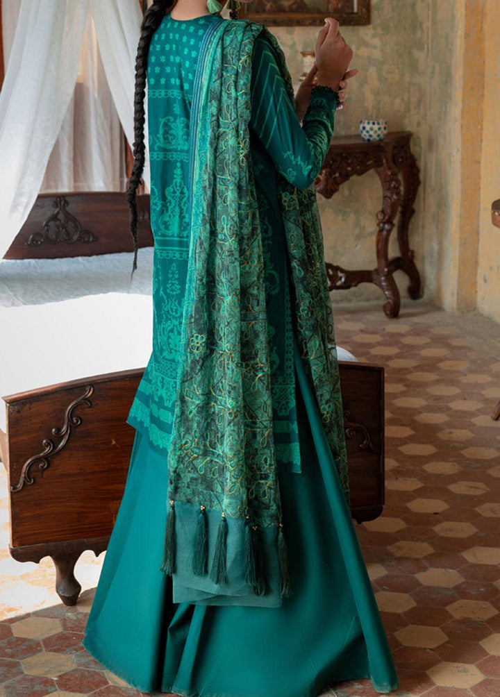 Faustina By Salitex Embroidered Lawn Suits Unstitched 3 Piece ST22F WK-00994AUT - Festive Collection