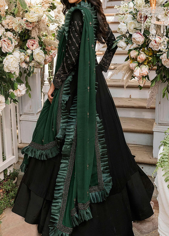 Salitex Embroidered Chiffon Suits Unstitched 3 Piece ST21F HC-00014UT Adorna - Luxury Collection