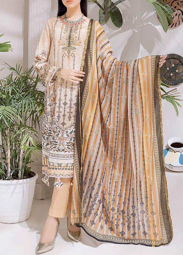 Salitex Printed Cambric Suits Unstitched 3 Piece SL21IG IP-00102A - Winter Collection